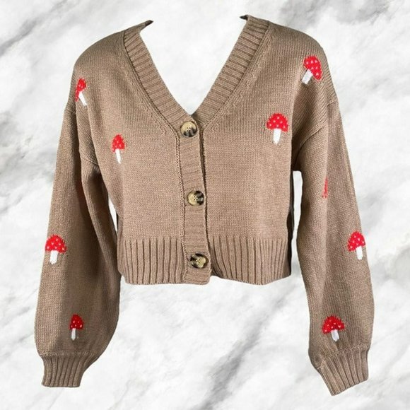 Hazel Moon Love You So Mush Cardigan - Brown